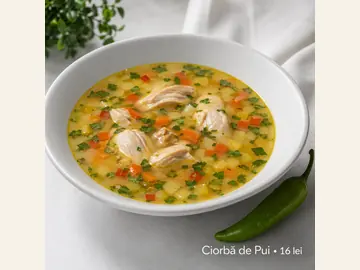 Ciorba de pui - poza orientativa