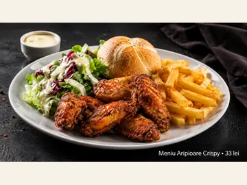 Meniu aripioare crispy - poza orientativa