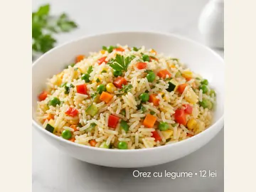 Orez cu legume - poza orientativa
